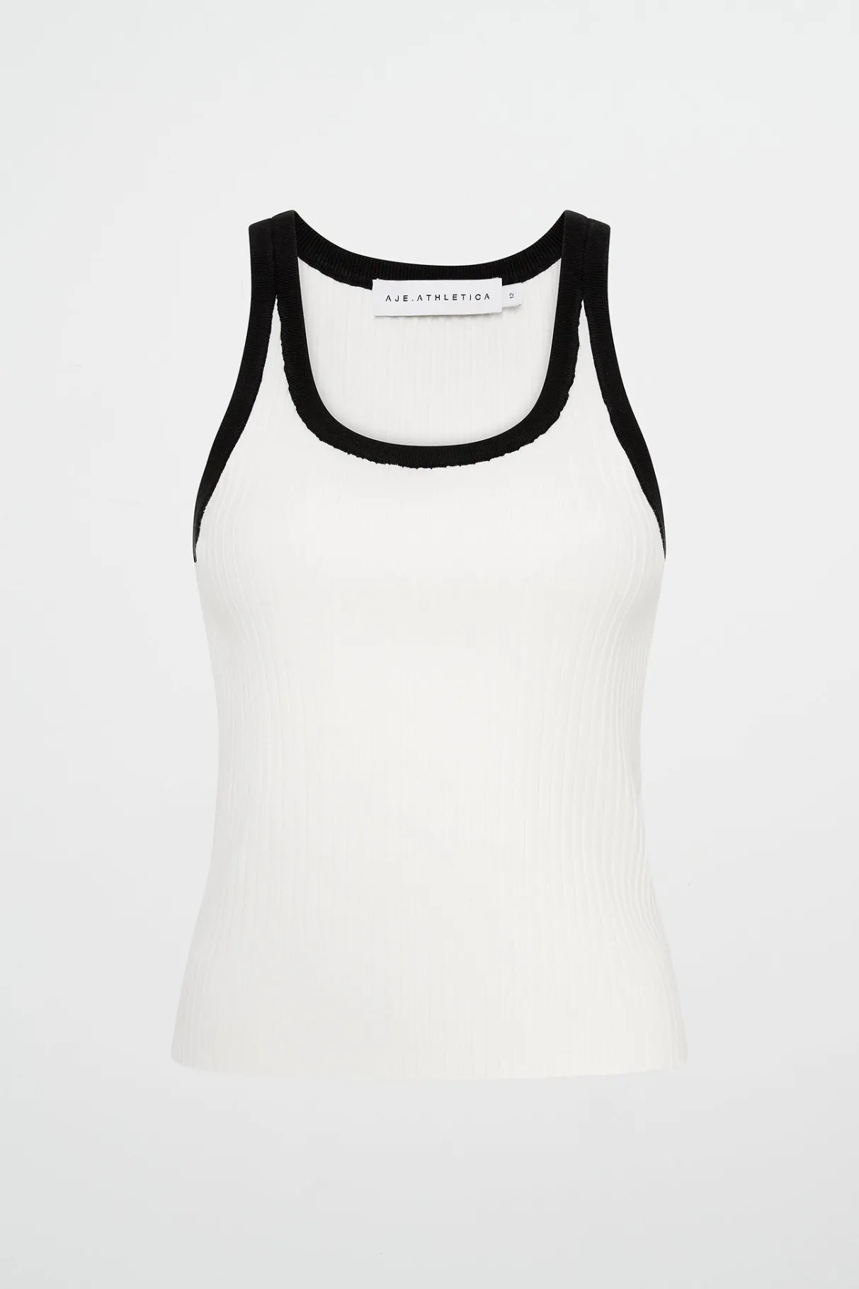 contrast_knit_tank__1.webp Fashion Aje ATHLETICA Contrast Knit Tank 142 White/Black