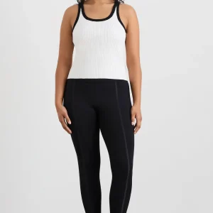 Fashion Aje ATHLETICA Contrast Knit Tank 142 White/Black