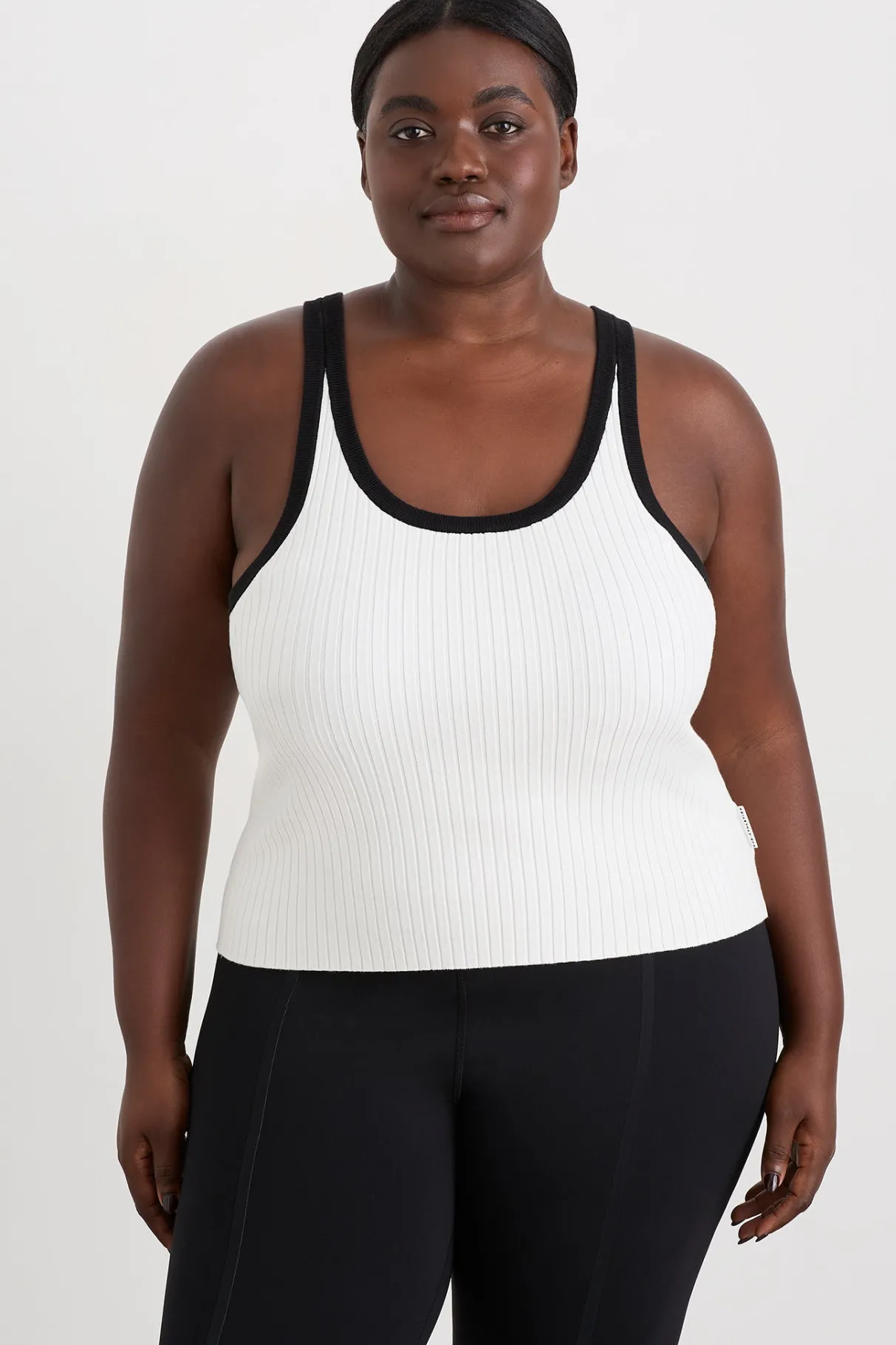 contrast_knit_tank__5.webp Fashion Aje ATHLETICA Contrast Knit Tank 142 White/Black