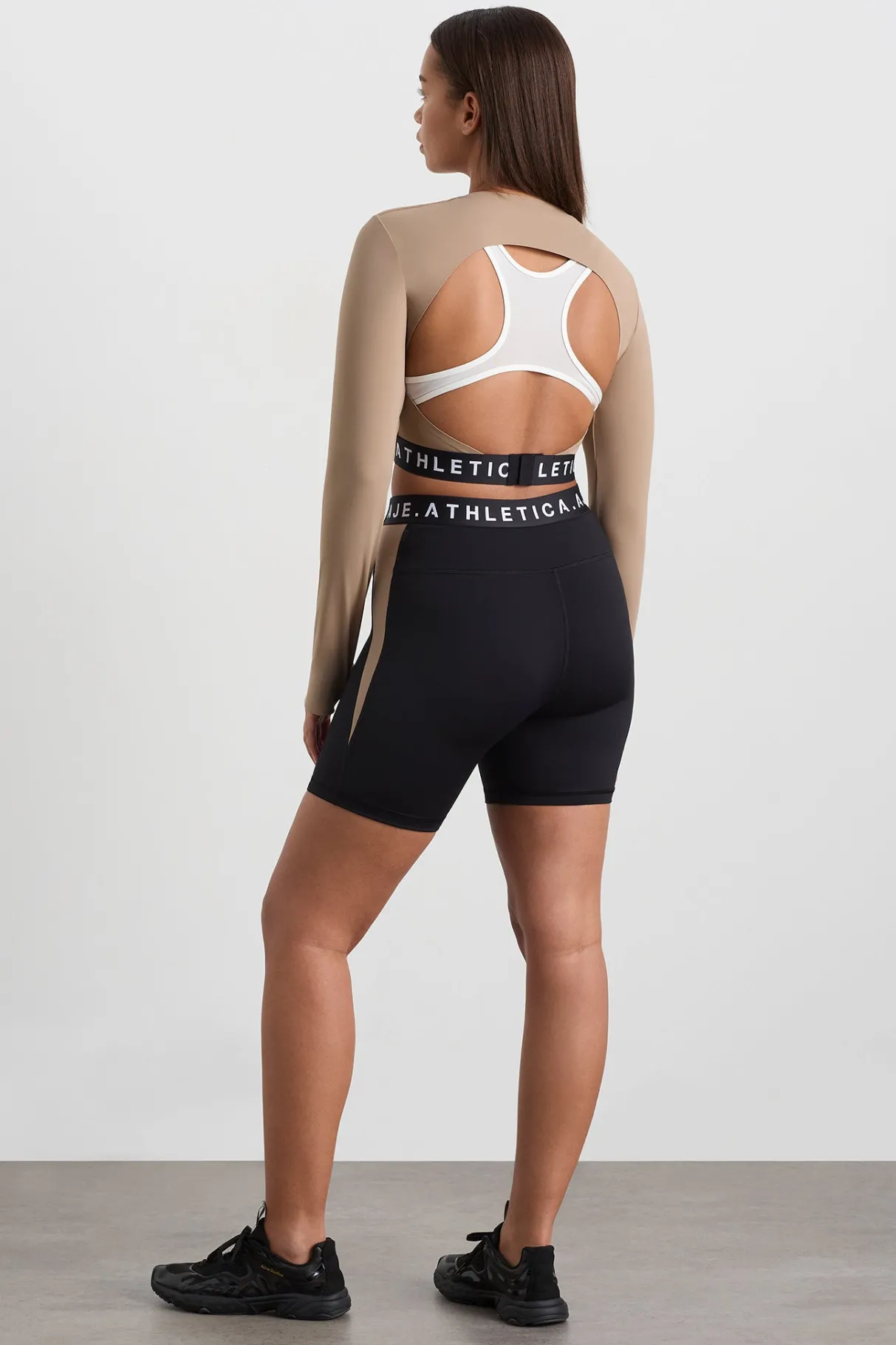 contrast_layered_crop_top__10.webp Shop Aje ATHLETICA Contrast Layered Crop Top 380 Dune/Winter White