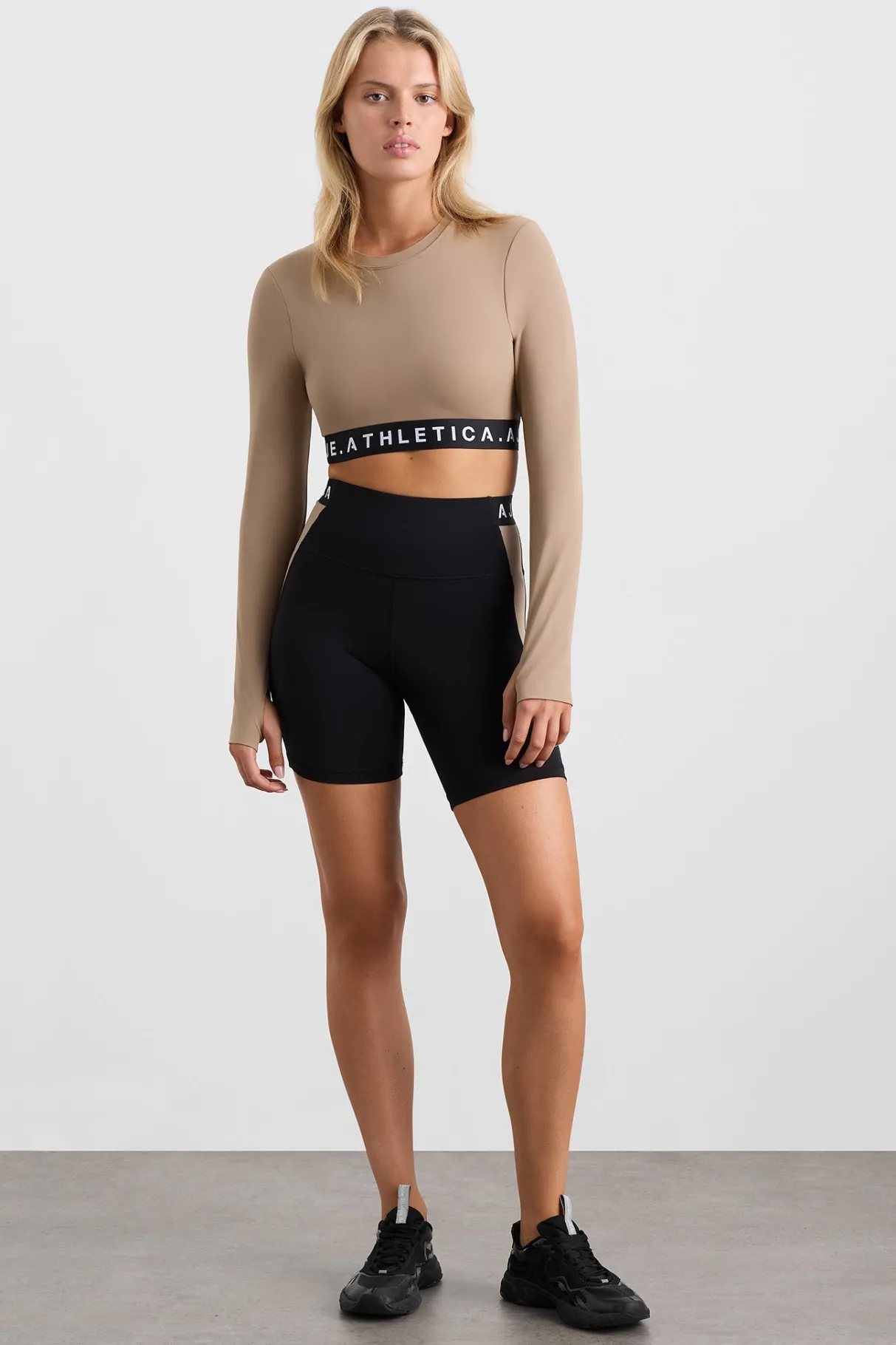 contrast_layered_crop_top__2.webp Shop Aje ATHLETICA Contrast Layered Crop Top 380 Dune/Winter White