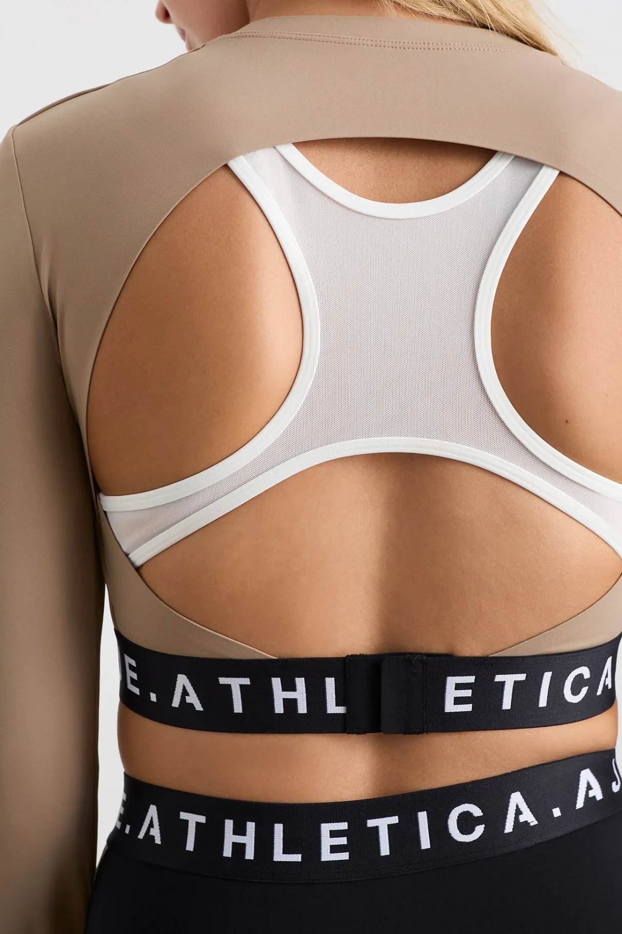 contrast_layered_crop_top__3.webp Shop Aje ATHLETICA Contrast Layered Crop Top 380 Dune/Winter White