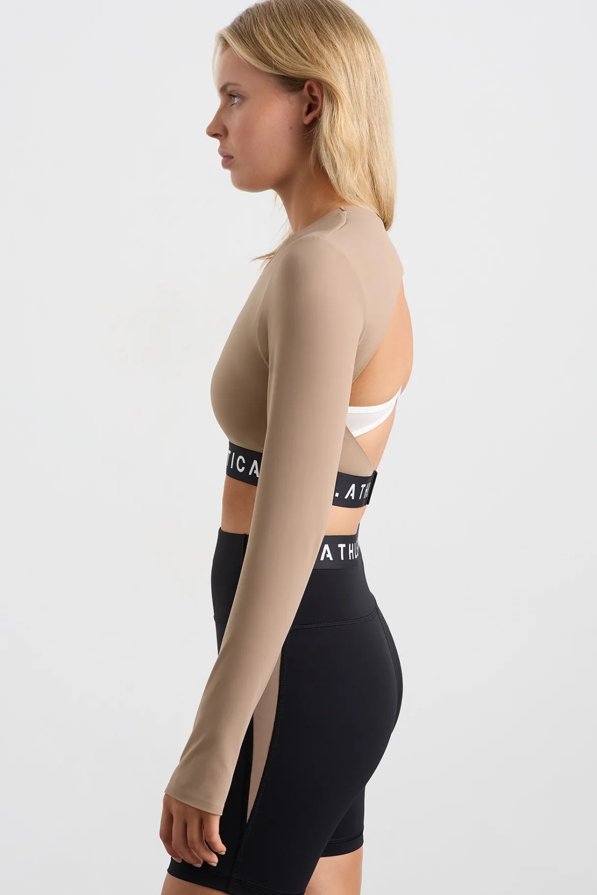 contrast_layered_crop_top__4.webp Shop Aje ATHLETICA Contrast Layered Crop Top 380 Dune/Winter White