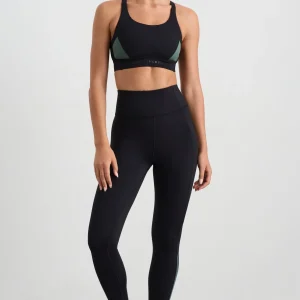 Best Sale Aje ATHLETICA Contrast Leggings 203 Black Moss Green