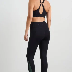 Best Sale Aje ATHLETICA Contrast Leggings 203 Black Moss Green