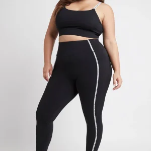 Discount Aje ATHLETICA Contrast Logo Full Length Legging 203 Black/White