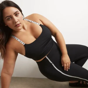 Discount Aje ATHLETICA Contrast Logo Full Length Legging 203 Black/White