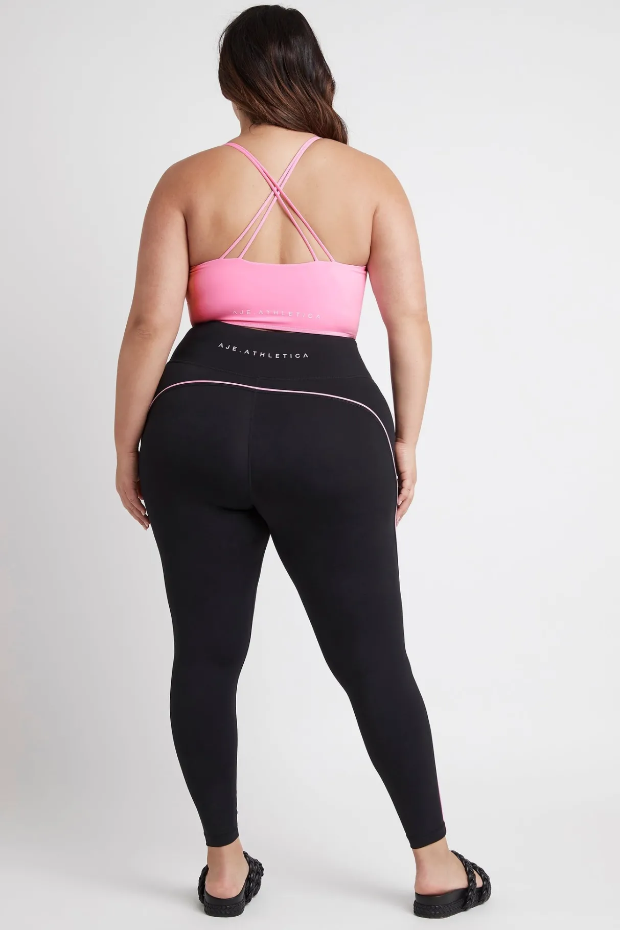 contrast_logo_full_length_legging__14.webp Clearance Aje ATHLETICA Contrast Logo Full Length Legging 203 Black/Dahlia Pink