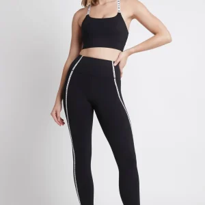 Discount Aje ATHLETICA Contrast Logo Full Length Legging 203 Black/White