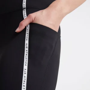 Discount Aje ATHLETICA Contrast Logo Full Length Legging 203 Black/White