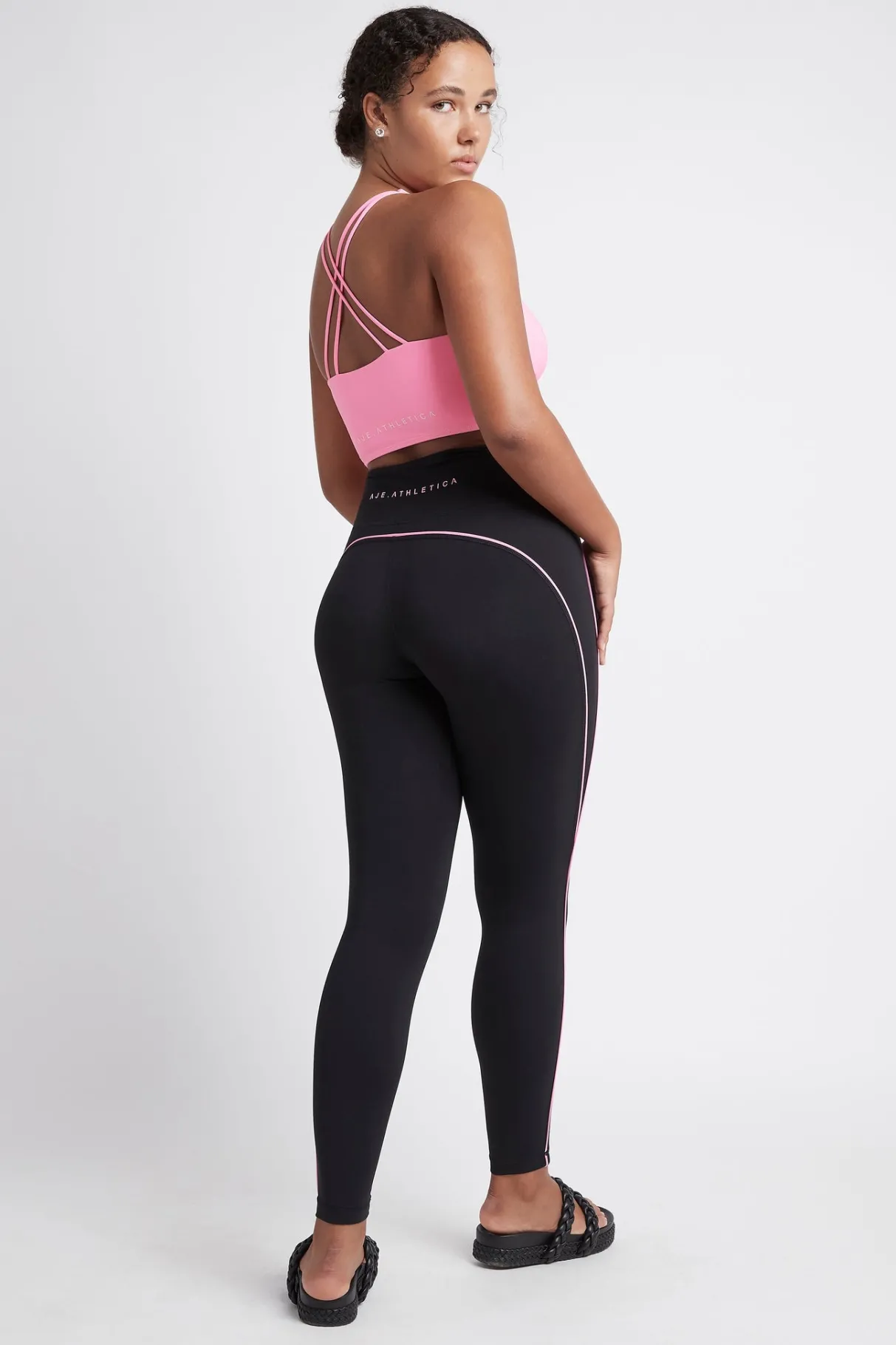 contrast_logo_full_length_legging__9.webp Clearance Aje ATHLETICA Contrast Logo Full Length Legging 203 Black/Dahlia Pink
