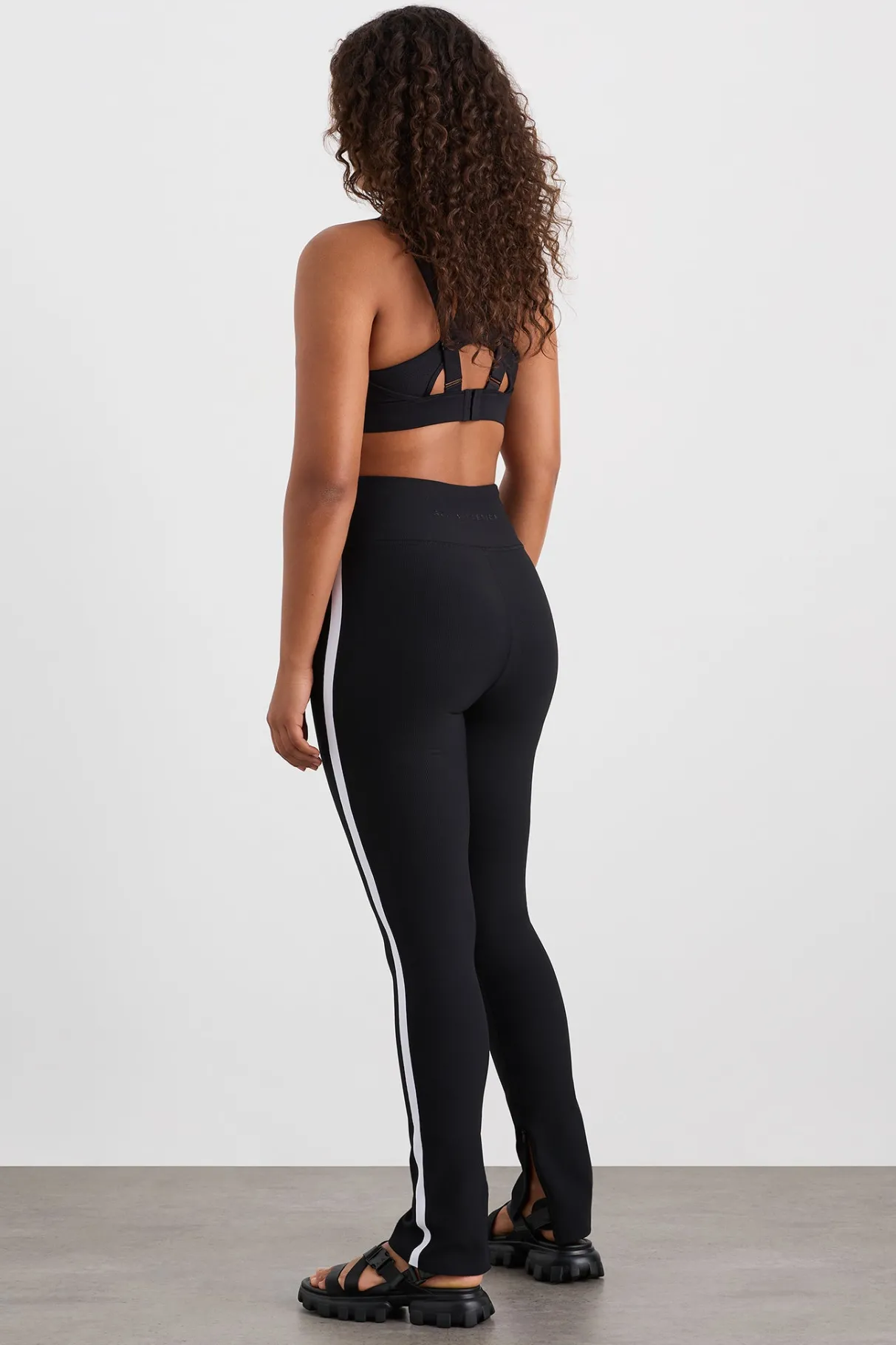 contrast_split_hem_legging__10.webp Shop Aje ATHLETICA Contrast Split Hem Legging 205 Black