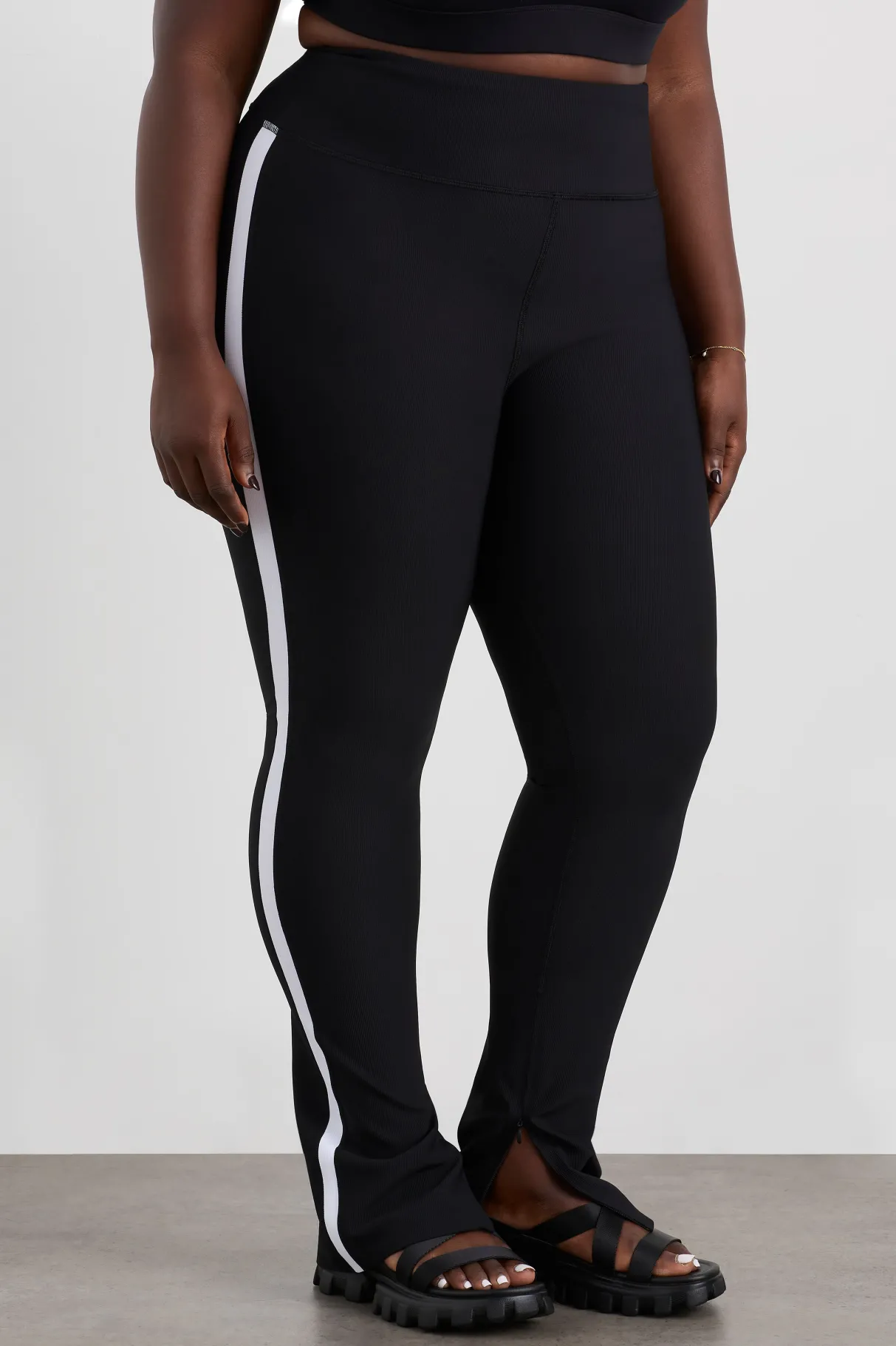 contrast_split_hem_legging__12.webp Shop Aje ATHLETICA Contrast Split Hem Legging 205 Black