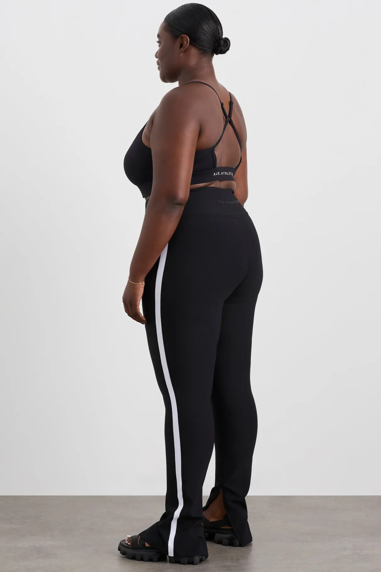 contrast_split_hem_legging__15.webp Shop Aje ATHLETICA Contrast Split Hem Legging 205 Black