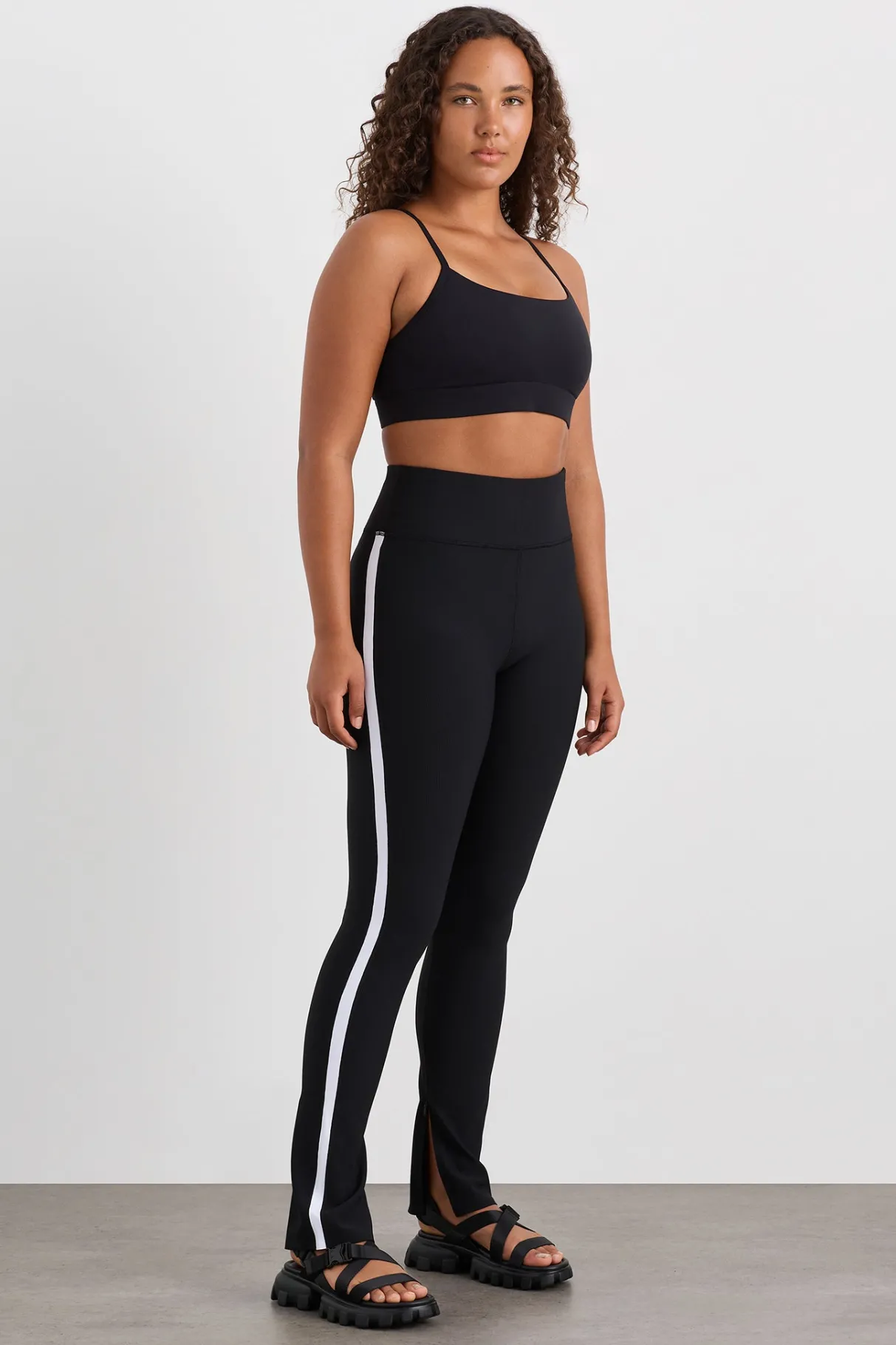 contrast_split_hem_legging__6.webp Shop Aje ATHLETICA Contrast Split Hem Legging 205 Black