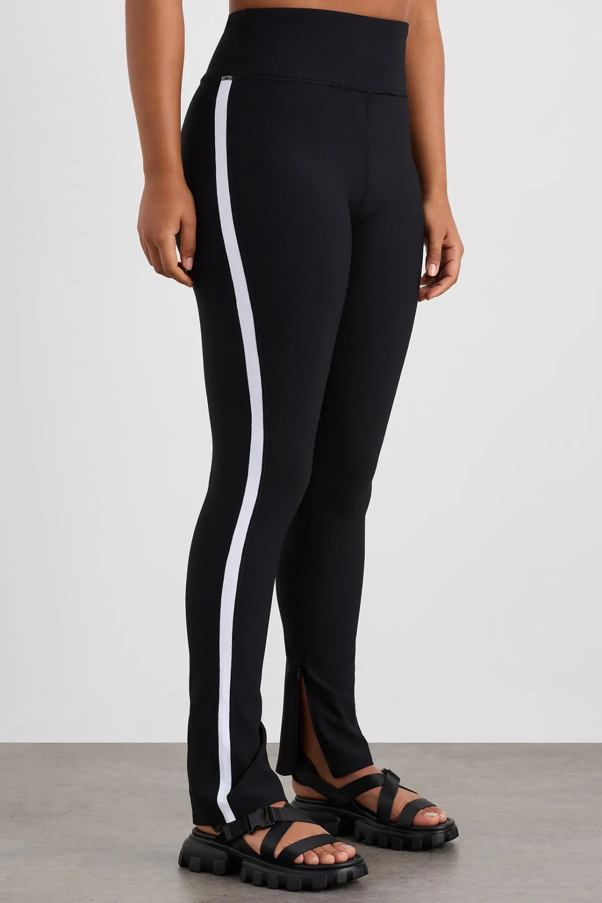 contrast_split_hem_legging__7.webp Shop Aje ATHLETICA Contrast Split Hem Legging 205 Black