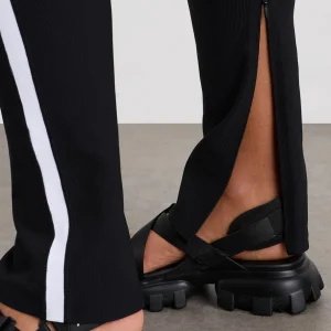 Shop Aje ATHLETICA Contrast Split Hem Legging 205 Black