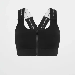Discount Aje ATHLETICA Contrast Zip Sports Bra 304 Black/White