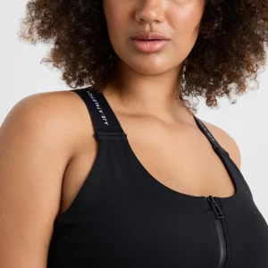 Discount Aje ATHLETICA Contrast Zip Sports Bra 304 Black/White