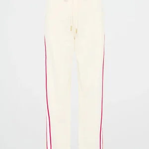 Discount Aje ATHLETICA Contrast Zip Trackpants 504 Ecru