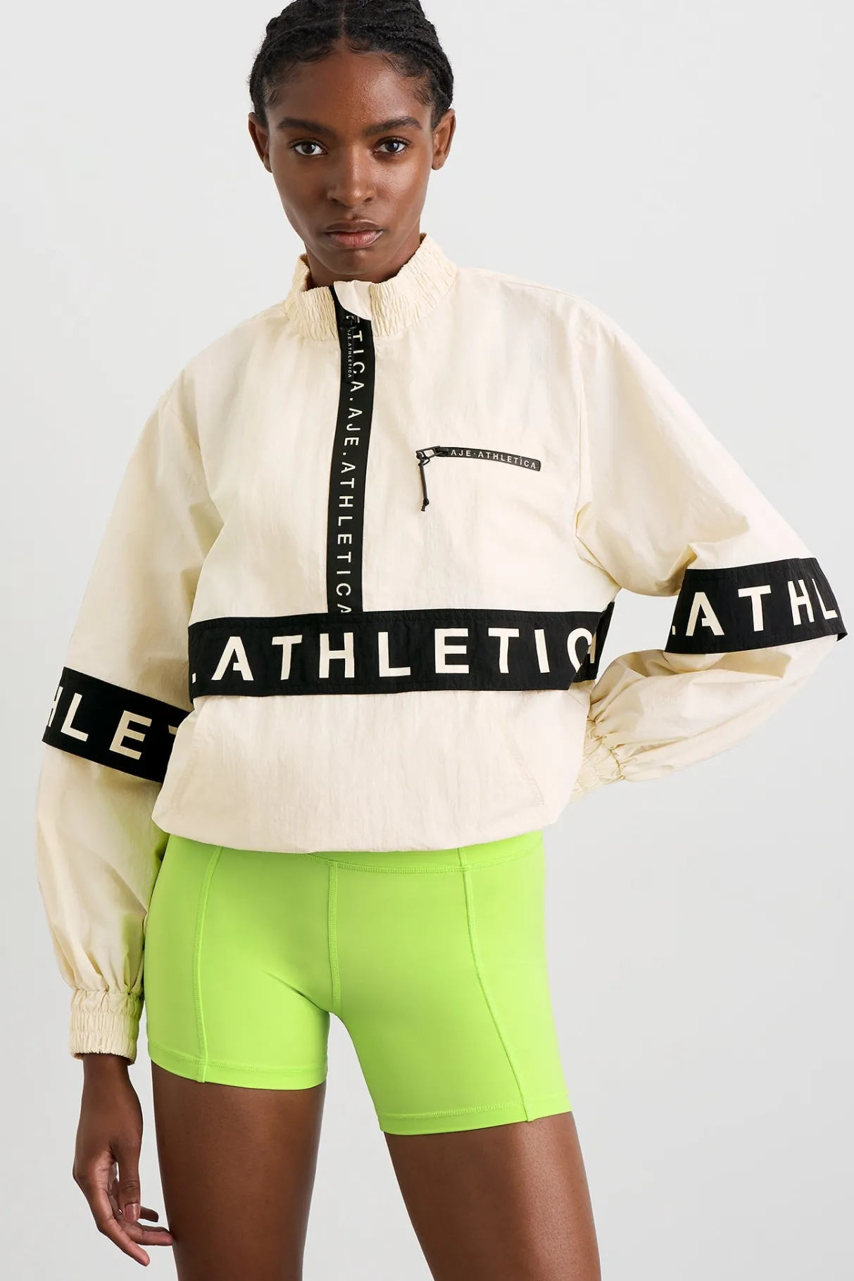 convertible_jacket__0.webp Hot Aje ATHLETICA Convertible Jacket 742 Limestone Beige Black