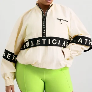 Hot Aje ATHLETICA Convertible Jacket 742 Limestone Beige Black