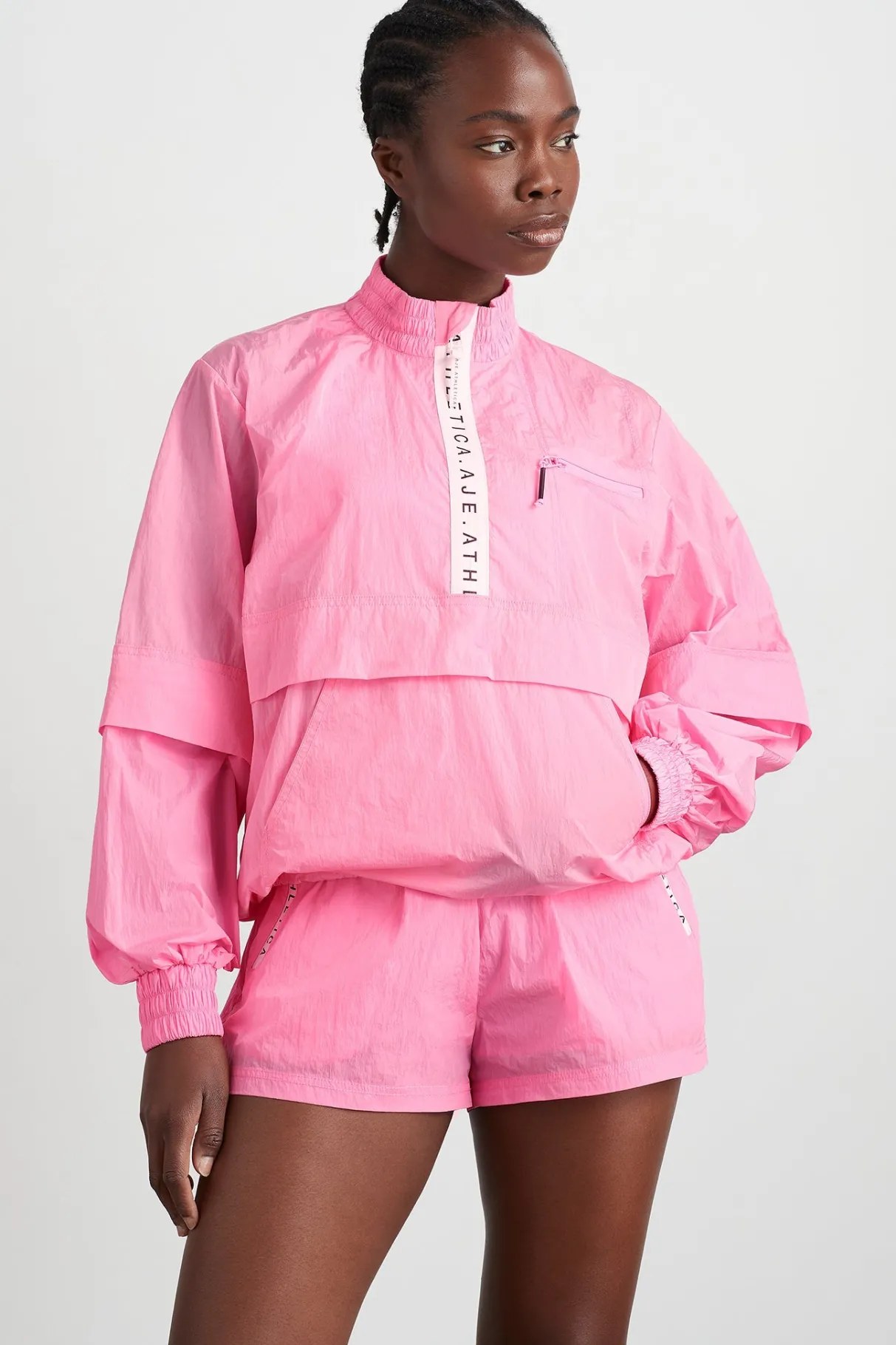 convertible_spray_jacket__0-2.webp Shop Aje ATHLETICA Convertible Spray Jacket 742 Candy Pink