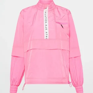 Shop Aje ATHLETICA Convertible Spray Jacket 742 Candy Pink