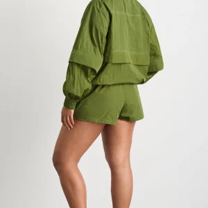 Cheap Aje ATHLETICA Convertible Spray Jacket 742 Evergreen