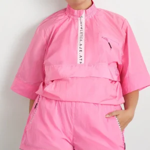 Shop Aje ATHLETICA Convertible Spray Jacket 742 Candy Pink