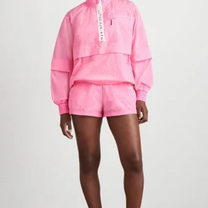 Shop Aje ATHLETICA Convertible Spray Jacket 742 Candy Pink