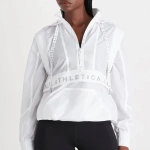 New Aje ATHLETICA Convertible Windbreaker Jacket 701 White