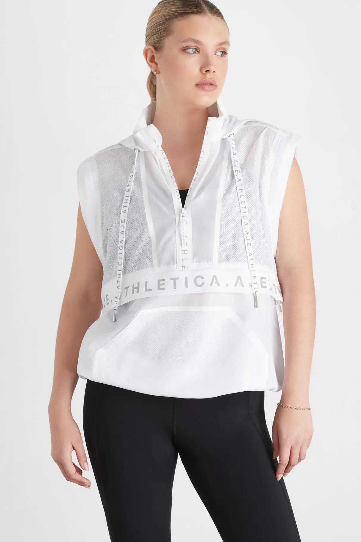 convertible_windbreaker_jacket__10.webp New Aje ATHLETICA Convertible Windbreaker Jacket 701 White