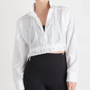 New Aje ATHLETICA Convertible Windbreaker Jacket 701 White