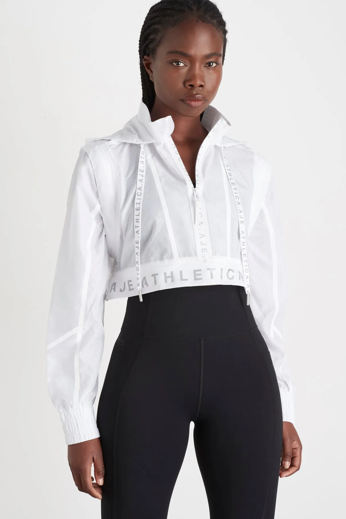 convertible_windbreaker_jacket__4.webp New Aje ATHLETICA Convertible Windbreaker Jacket 701 White