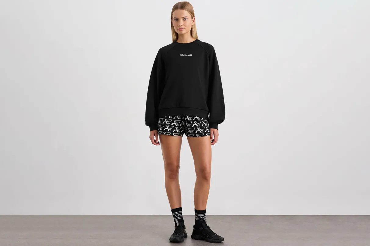 crew_neck_raglan_jumper__13.webp Cheap Aje ATHLETICA Crew Neck Raglan Jumper 436 Black