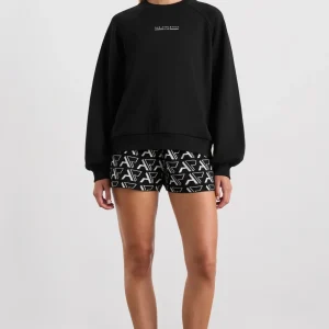 Cheap Aje ATHLETICA Crew Neck Raglan Jumper 436 Black
