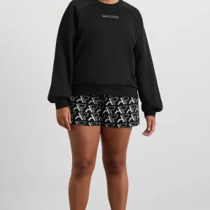 Cheap Aje ATHLETICA Crew Neck Raglan Jumper 436 Black