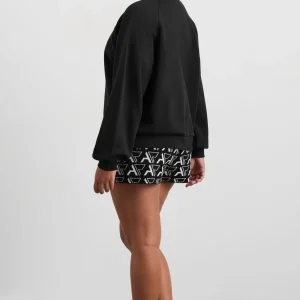 Cheap Aje ATHLETICA Crew Neck Raglan Jumper 436 Black