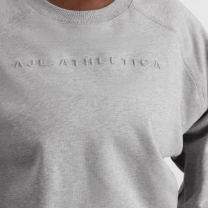 Flash Sale Aje ATHLETICA Crew Neck Sweater 401 Grey Marle