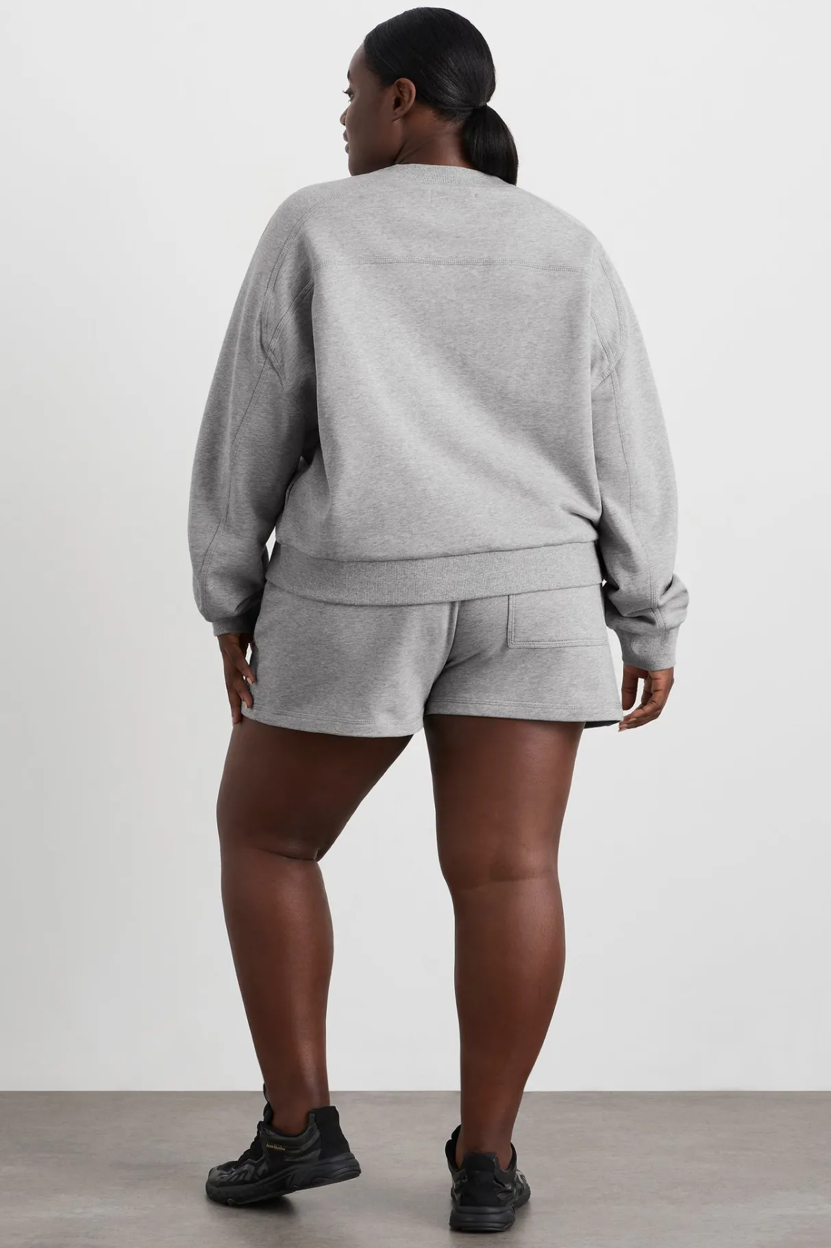 crew_neck_sweater__14-1.webp Flash Sale Aje ATHLETICA Crew Neck Sweater 401 Grey Marle