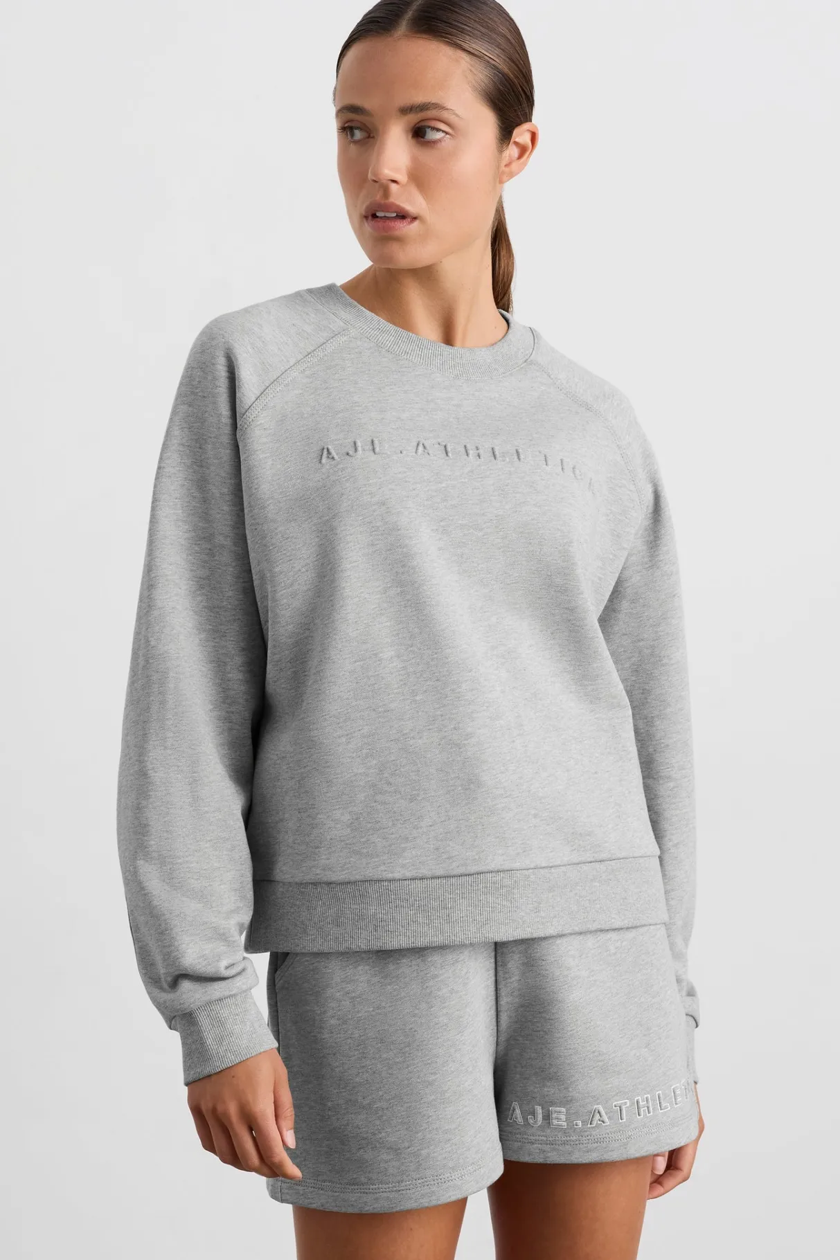 crew_neck_sweater__3-1.webp Flash Sale Aje ATHLETICA Crew Neck Sweater 401 Grey Marle