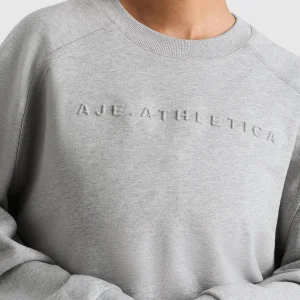 Flash Sale Aje ATHLETICA Crew Neck Sweater 401 Grey Marle