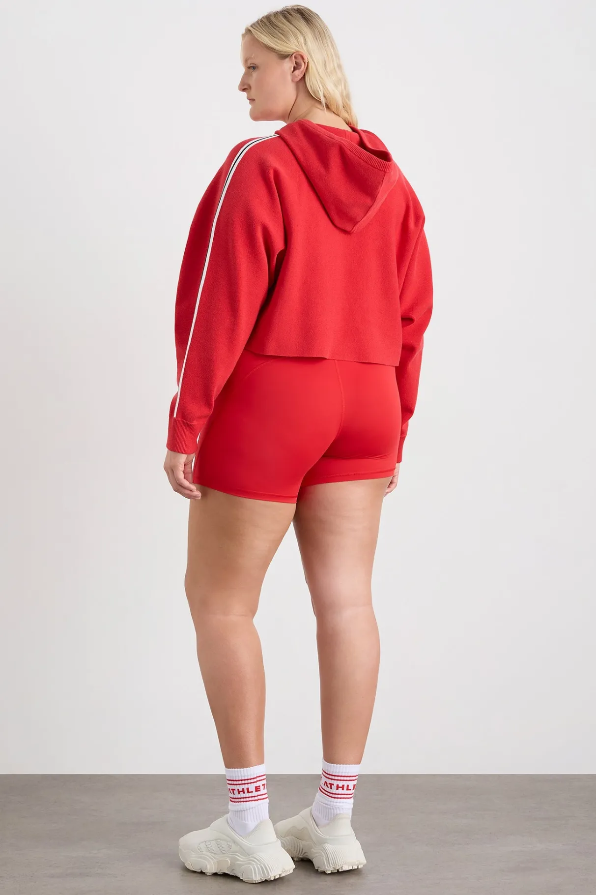 crop_knit_hoodie__13.webp Sale Aje ATHLETICA Crop Knit Hoodie 405 Passionate Red