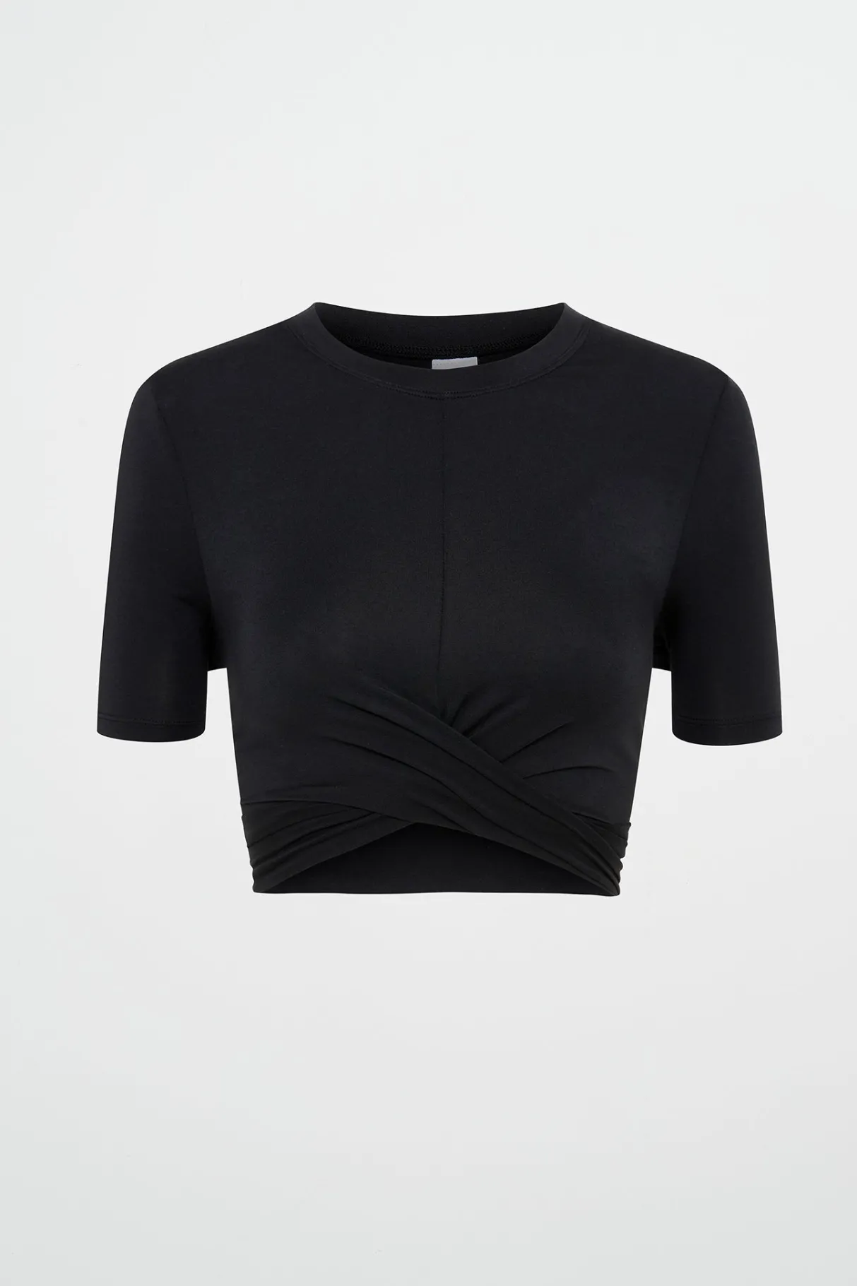 crop_twist_front_tee__1-1.webp Outlet Aje ATHLETICA Crop Twist Front Tee 130 Black