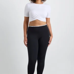 Best Aje ATHLETICA Crop Twist Front Tee 130 White