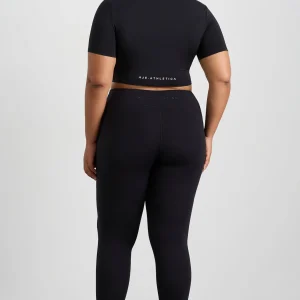 Outlet Aje ATHLETICA Crop Twist Front Tee 130 Black