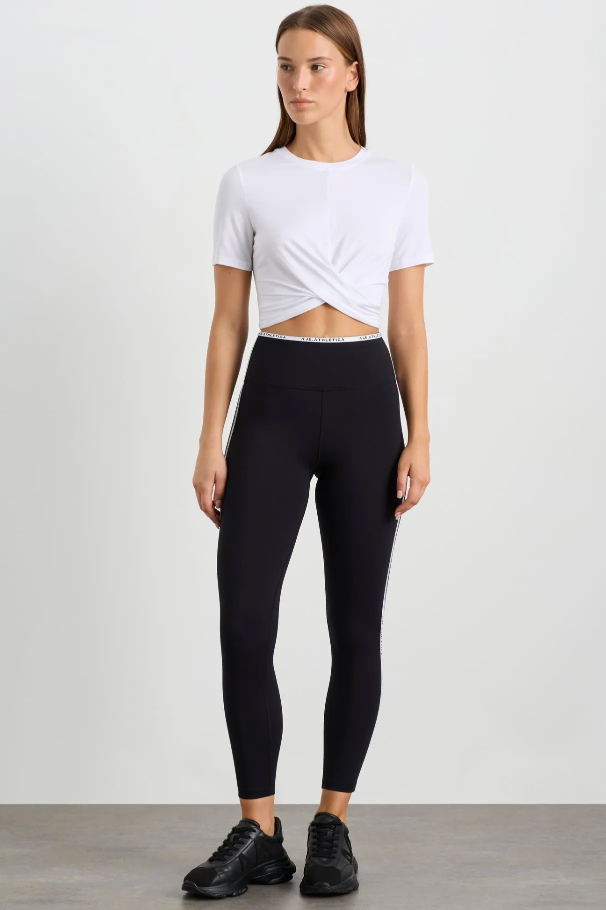 crop_twist_front_tee__2.webp Best Aje ATHLETICA Crop Twist Front Tee 130 White