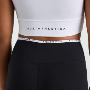 Best Aje ATHLETICA Crop Twist Front Tee 130 White