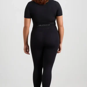 Outlet Aje ATHLETICA Crop Twist Front Tee 130 Black